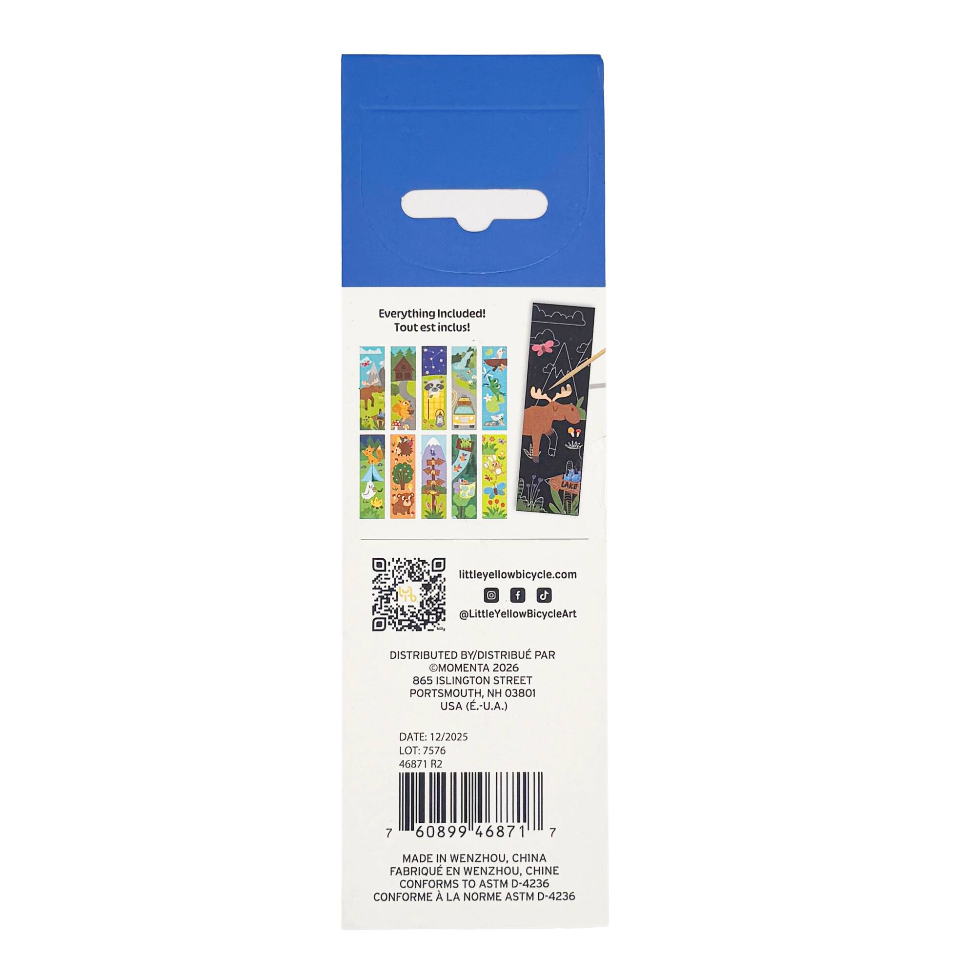 Little Yellow Bicycle® Outdoor Adventures Bookmark Scratch Art Pad